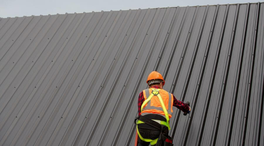 Professional metal roof installation services in Cedar Grove, IN